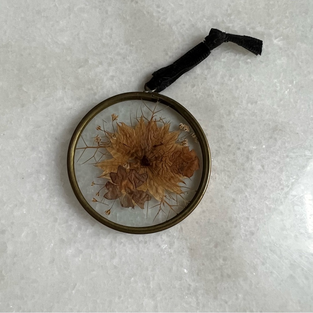 Pressed Flower Pendant